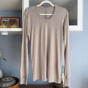 Rick Owens Faun s/s 15 Long Sleeve Top Taupe Size M